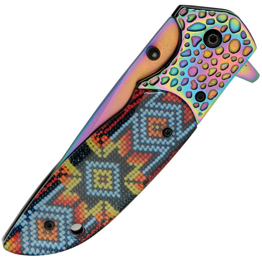 Rite Edge Native Beads Linerlock A/O: BK-CN300534V3