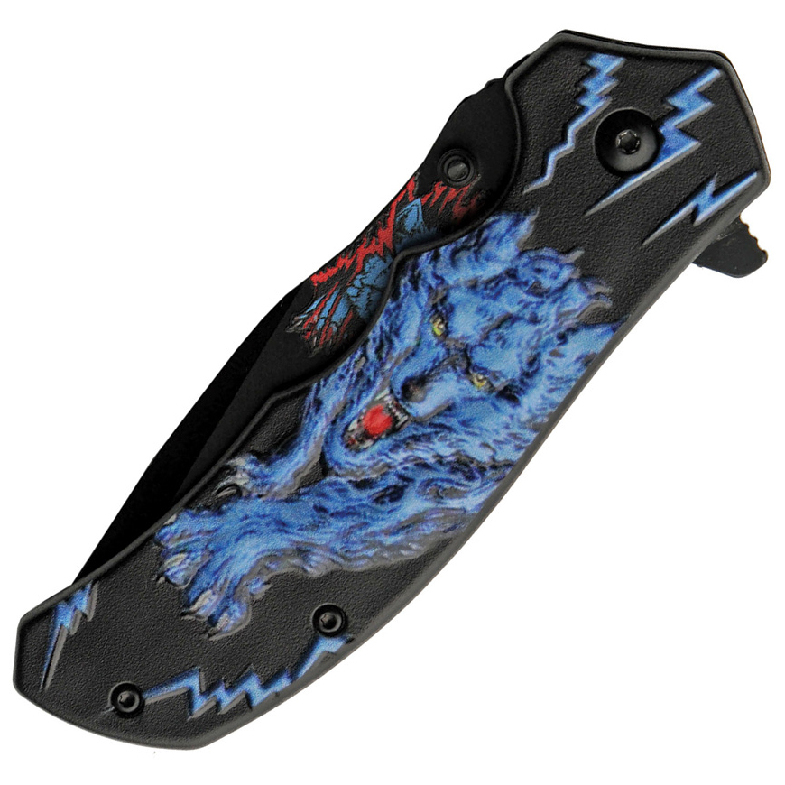Rite Edge Linerlock Blue Wolf: BK-CN300548BLV3