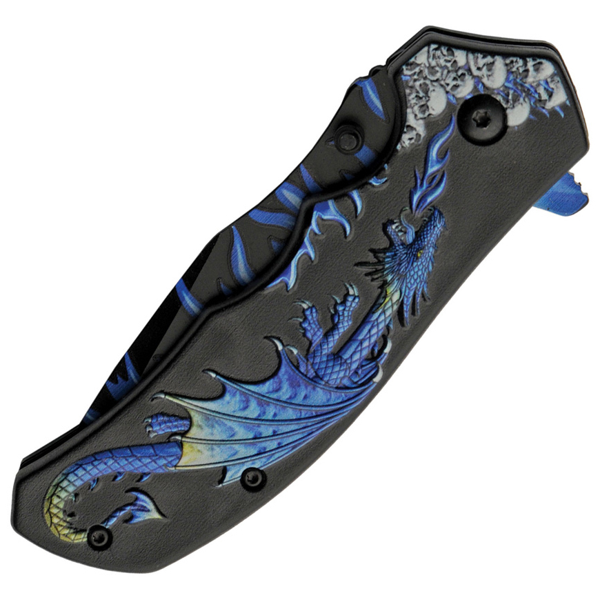 Rite Edge Dragon Flame Linerlock A/O: BK-CN300549BLV3