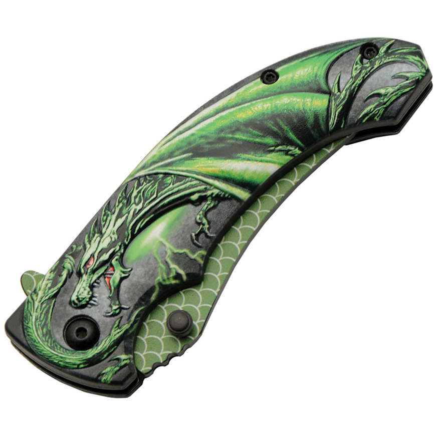 Rite Edge Dragon Scale Linerlock A/O: BK-CN300551GNV3