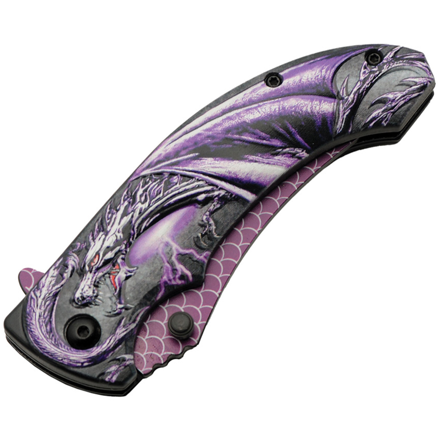 Rite Edge Dragon Scale Linerlock A/O: BK-CN300551PUV3