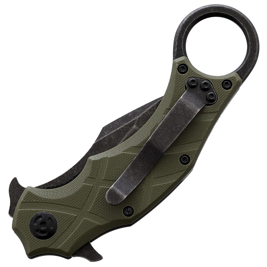 Fox Edge The Claw Linerlock Green: BK-FE015V3