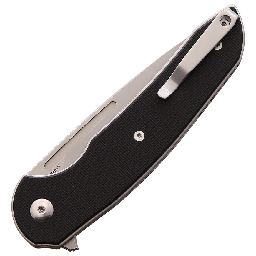 Ferrum Forge Knife Works Stinger Linerlock Black: BK-FF005BV3