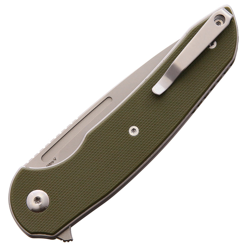 Ferrum Forge Knife Works Stinger Linerlock Green: BK-FF005GV3