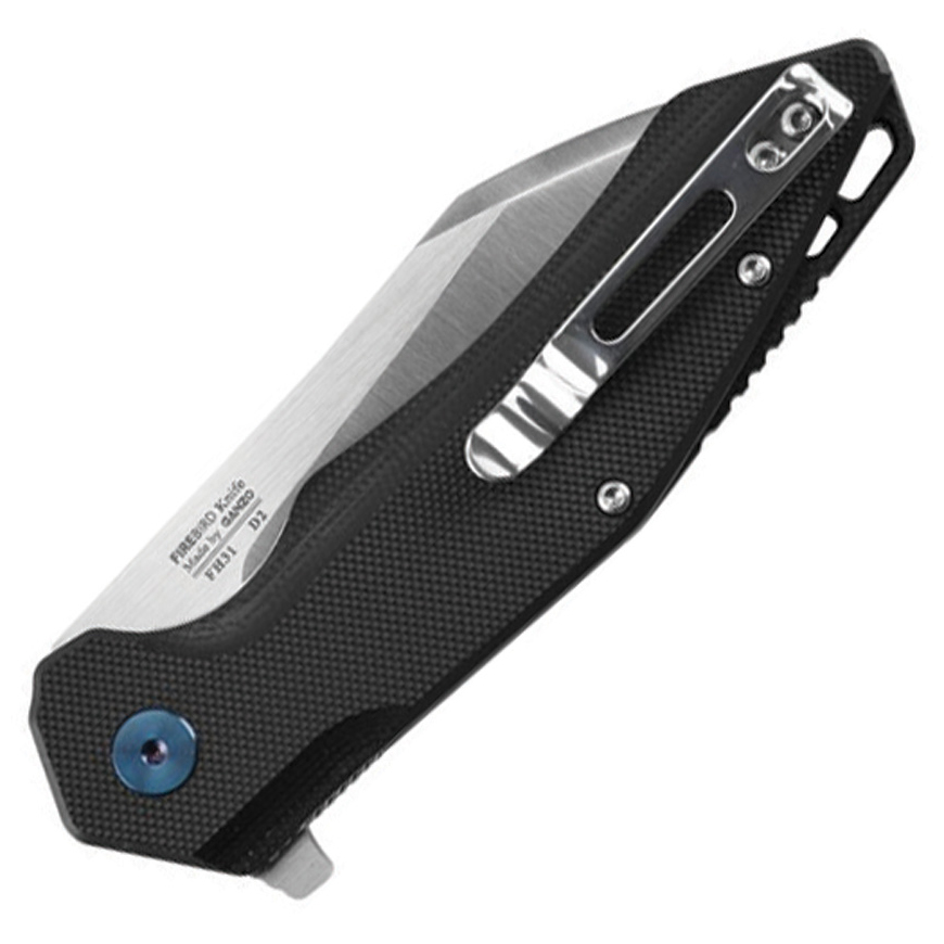 Ganzo Knives Firebird Linerlock Black: BK-GAFH31BKV3