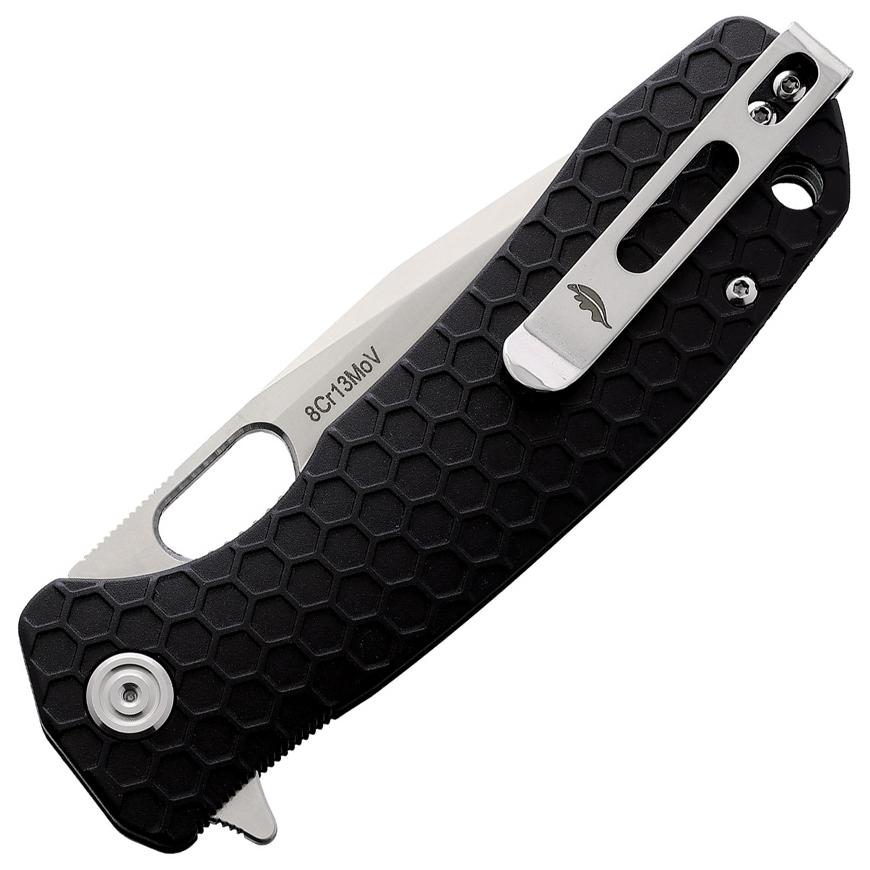 Honey Badger Knives Large Linerlock Tanto Black: BK-HB1321V3