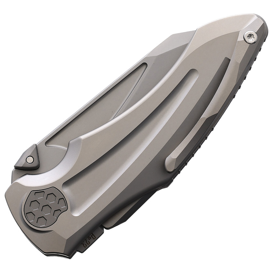 Hoback Knives Sumo Button Lock Light Gray: BK-HOB021LGV3