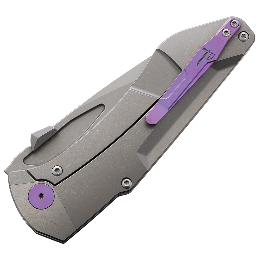 Hoback Knives Summit Framelock Purple: BK-HOB030SPV3